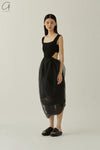 SWAYING/KNIT European Root Rotating Skirt SW23SS2L16 Black